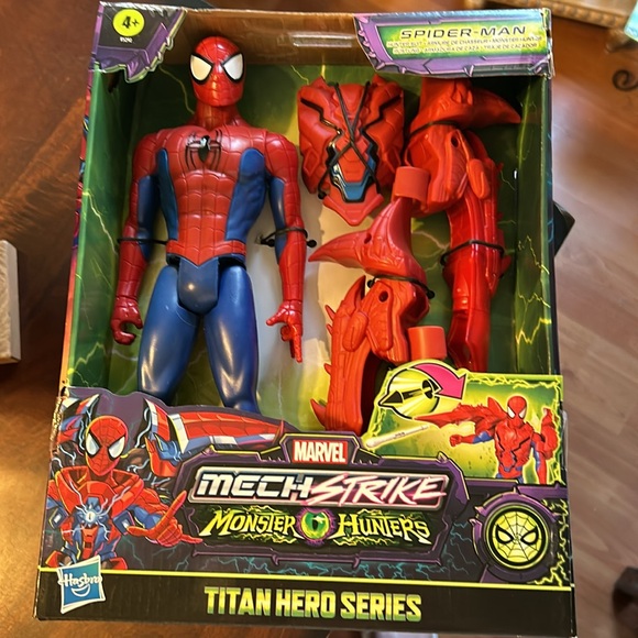 Spider Man Bundle Spider Man Monster Hunter Figure Spider Man Face Mesh Backpack - Picture 4 of 16
